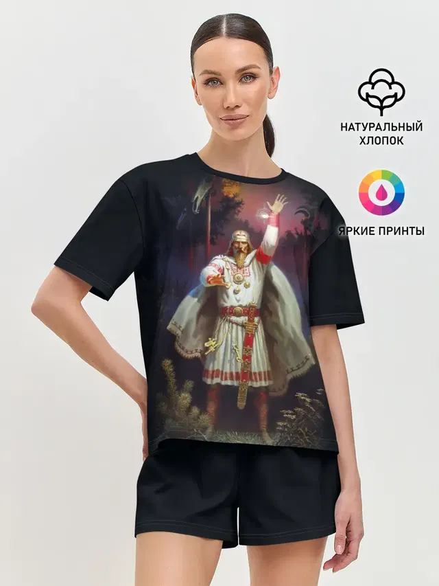 Женская пижама с шортами