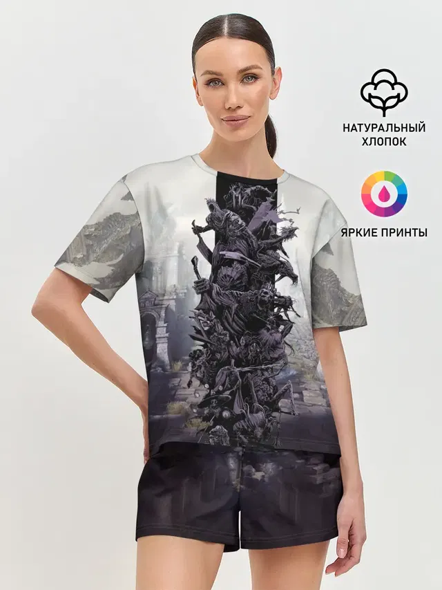 Женская пижама с шортами