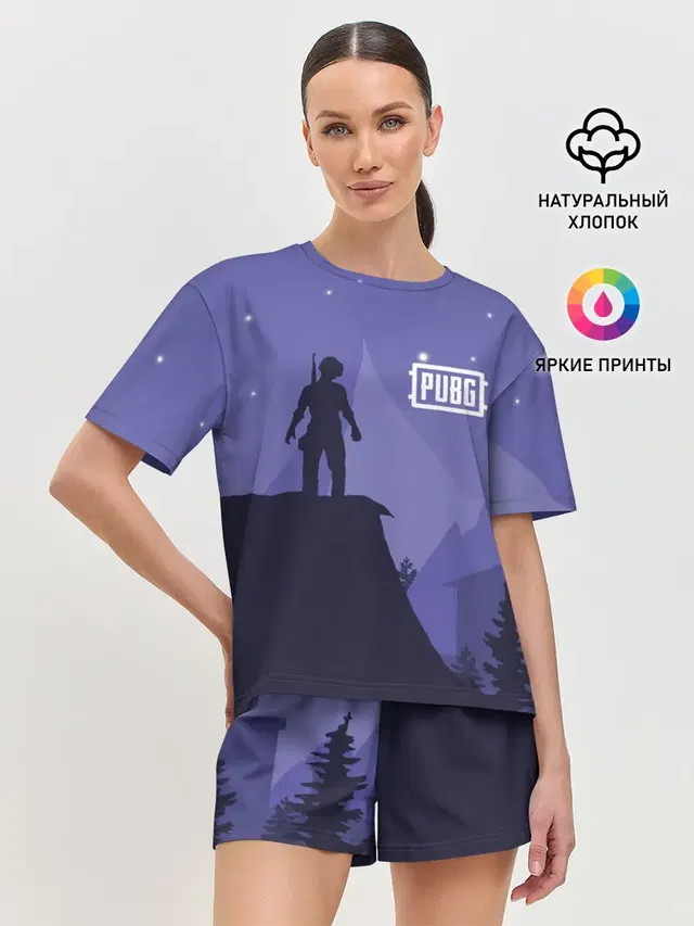 Женская пижама с шортами
