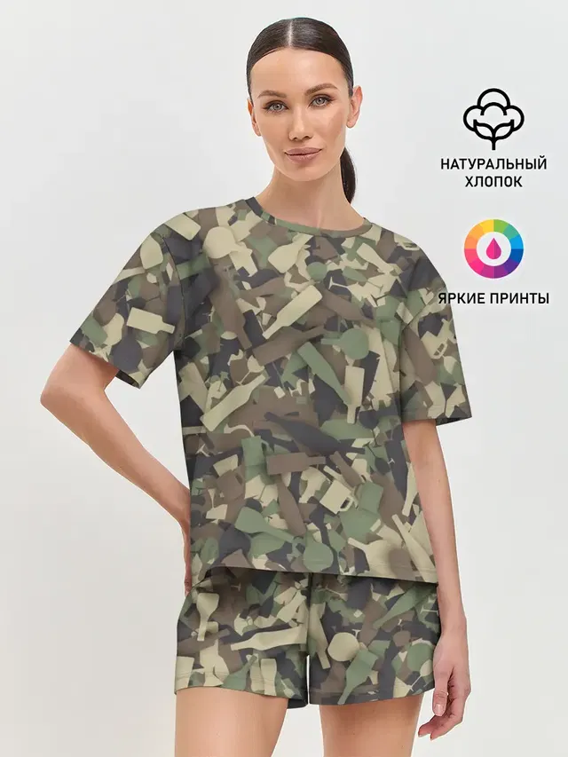 Женская пижама с шортами