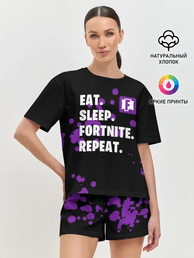 Женская пижама с шортами