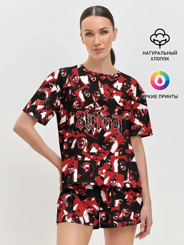 Женская пижама с шортами