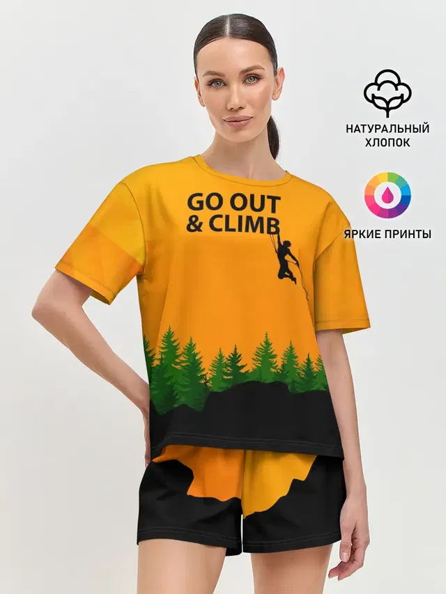 Женская пижама с шортами