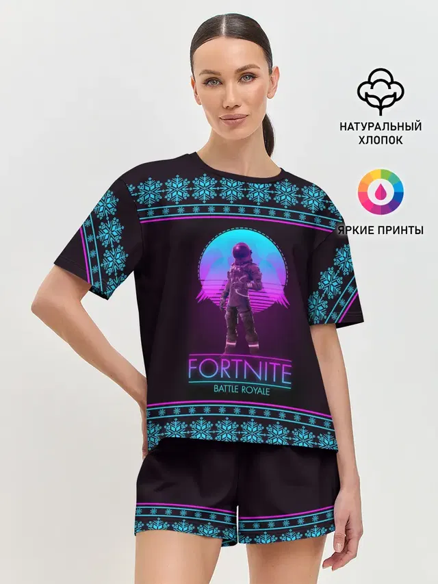 Женская пижама с шортами