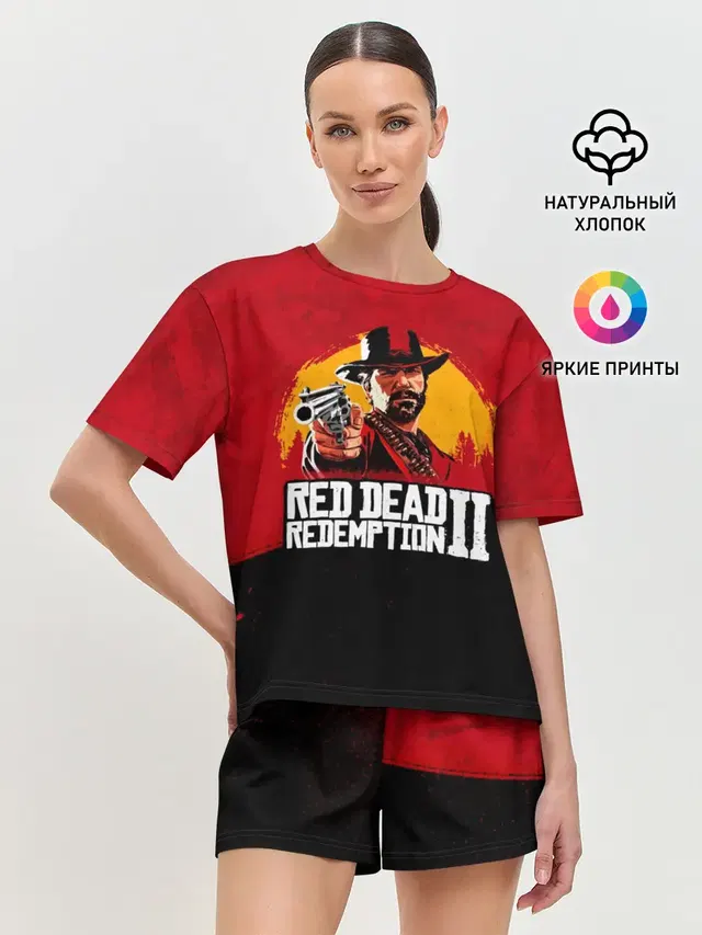 Женская пижама с шортами