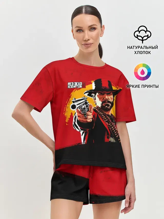 Женская пижама с шортами