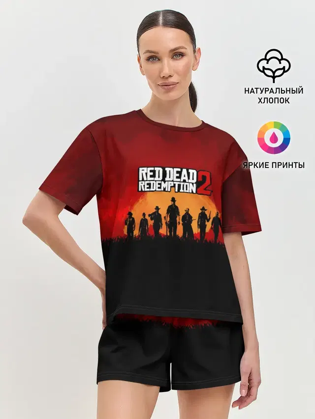 Женская пижама с шортами