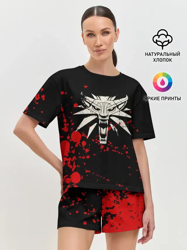 Женская пижама с шортами