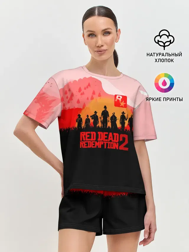 Женская пижама с шортами