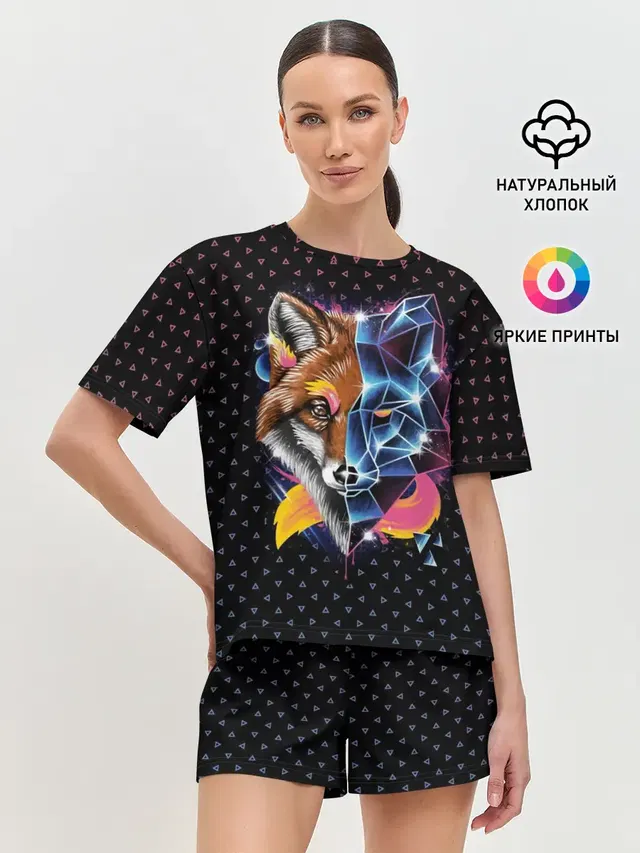 Женская пижама с шортами