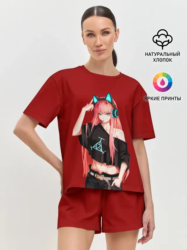 Женская пижама с шортами