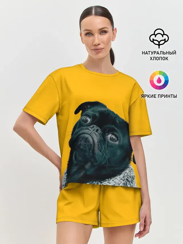 Женская пижама с шортами