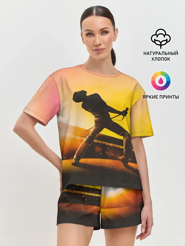 Женская пижама с шортами