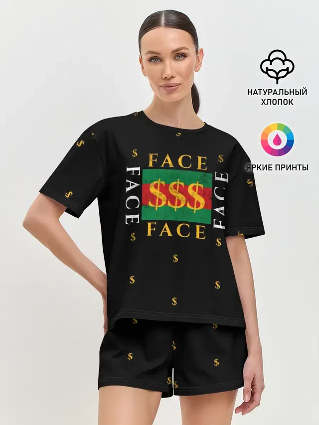 Женская пижама с шортами