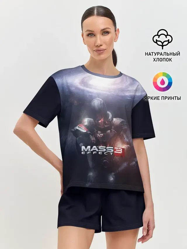 Женская пижама с шортами