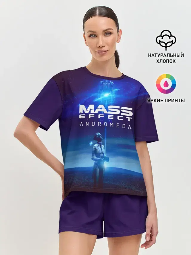 Женская пижама с шортами
