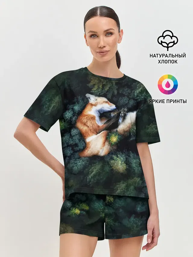 Женская пижама с шортами