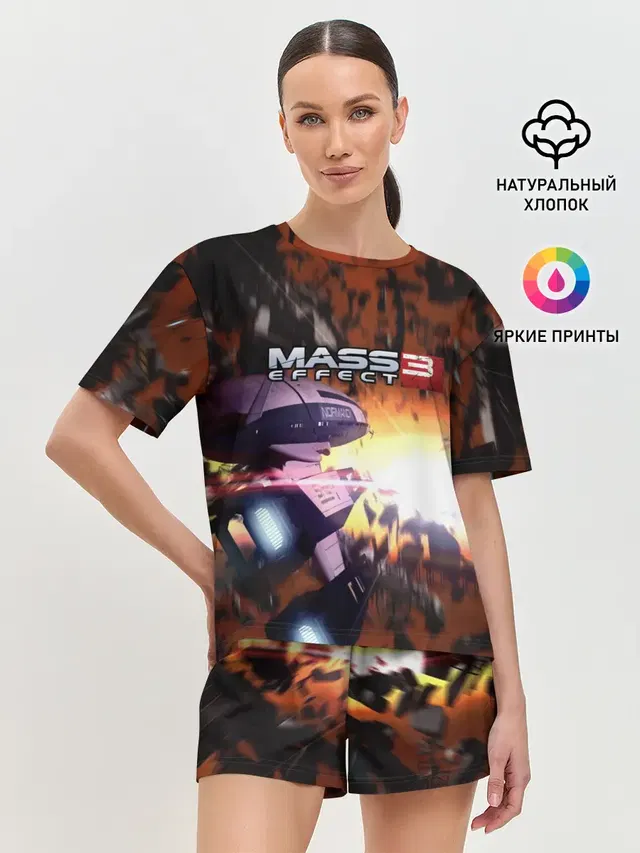 Женская пижама с шортами