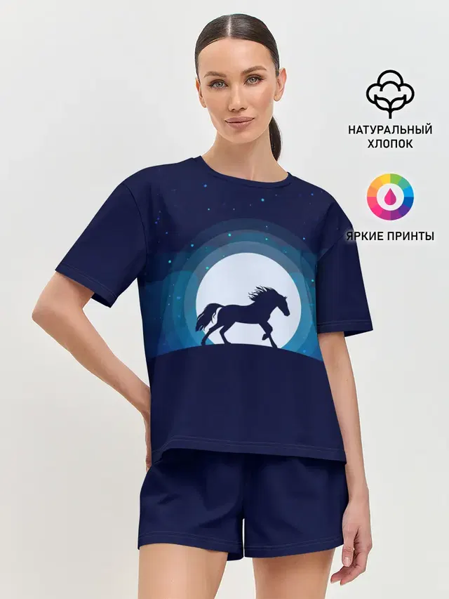 Женская пижама с шортами