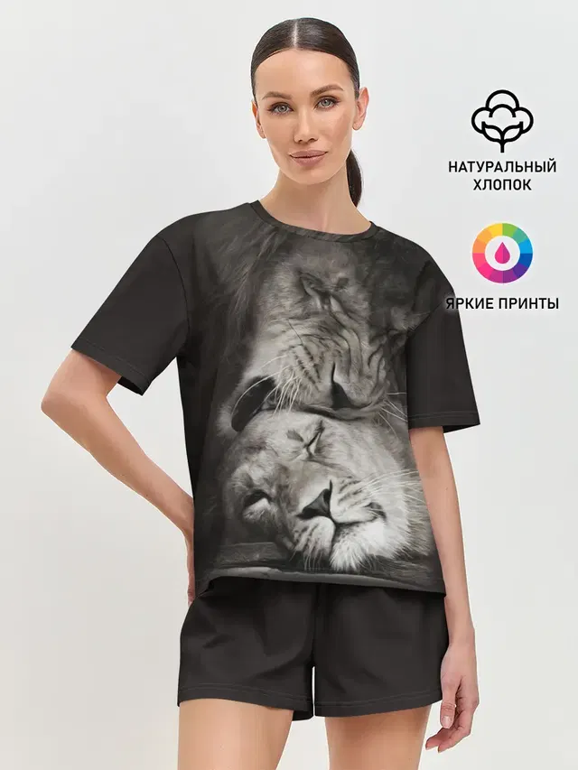 Женская пижама с шортами