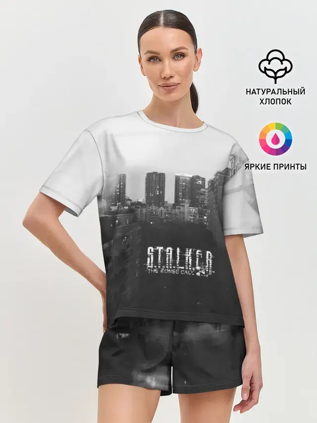 Женская пижама с шортами