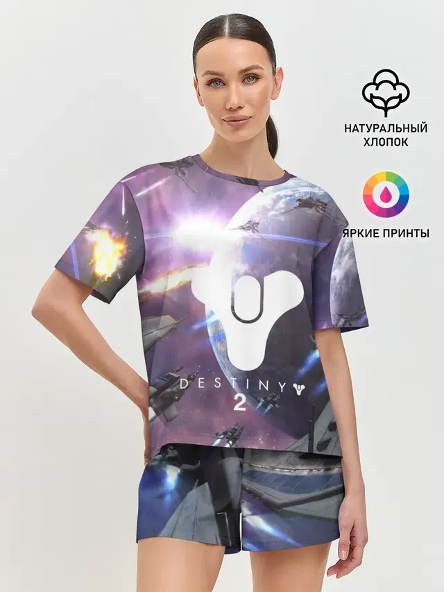 Женская пижама с шортами