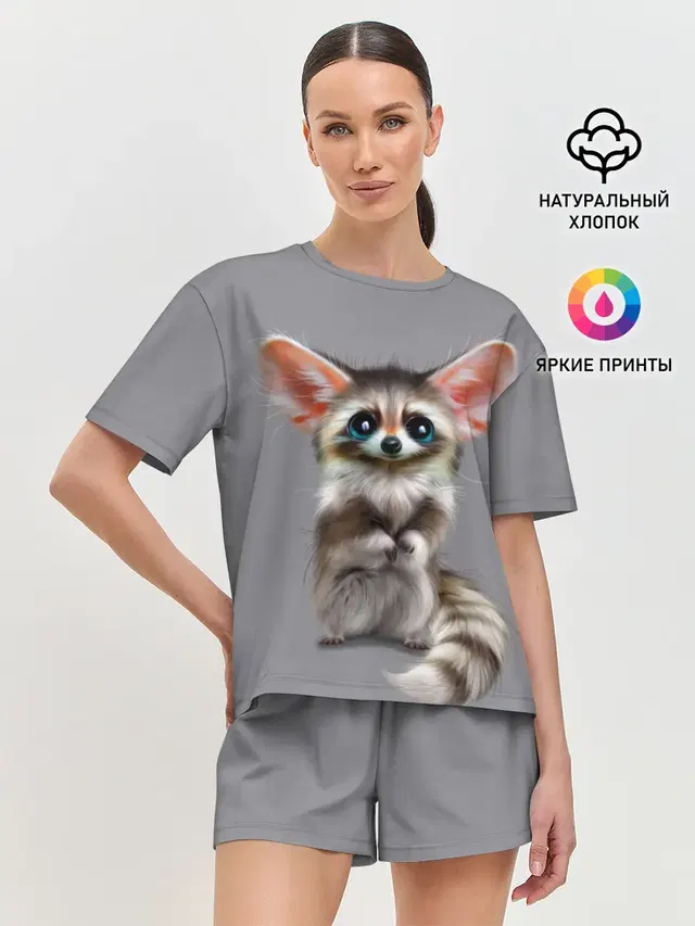 Женская пижама с шортами