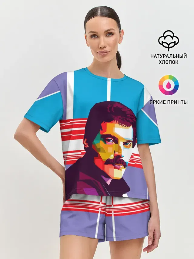 Женская пижама с шортами