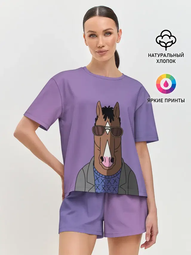 Женская пижама с шортами