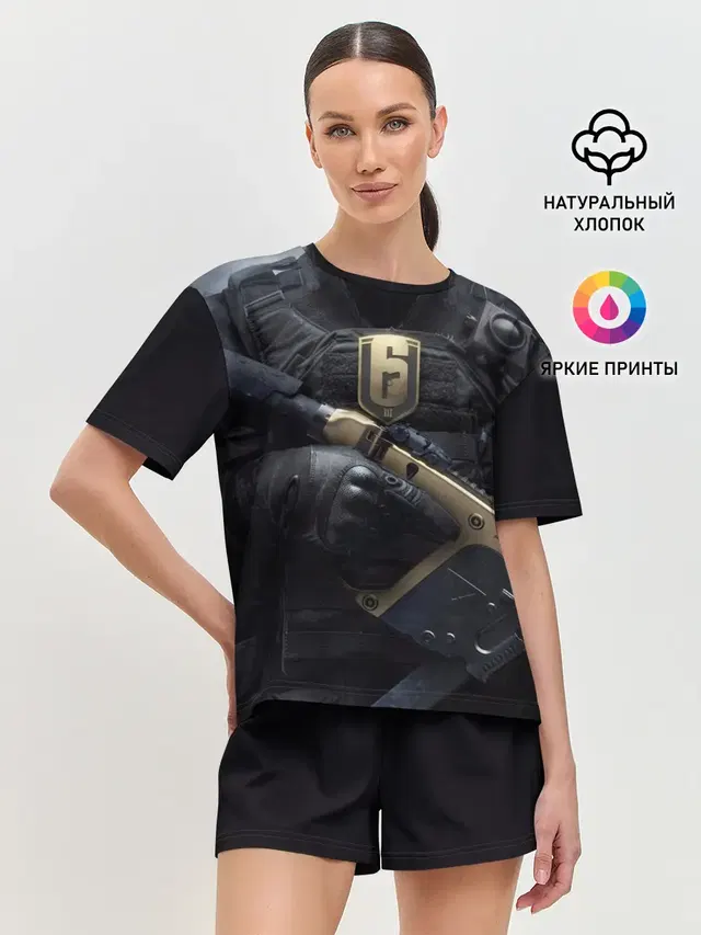 Женская пижама с шортами