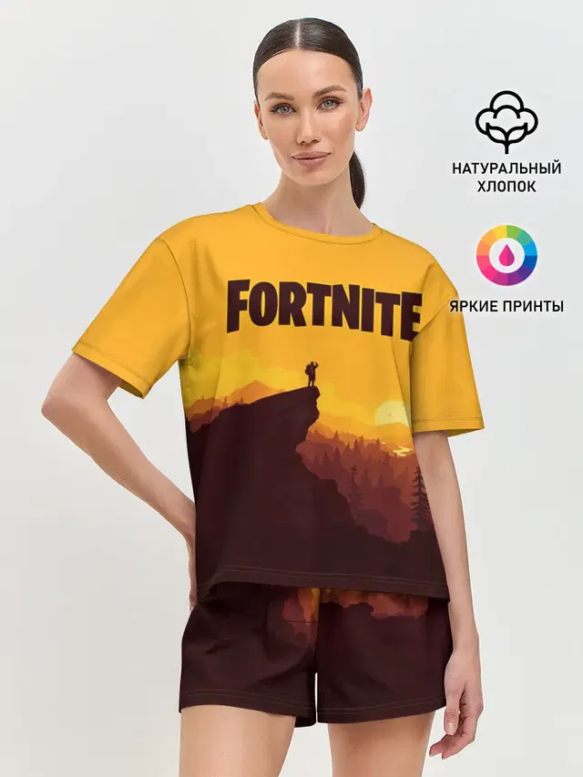 Женская пижама с шортами