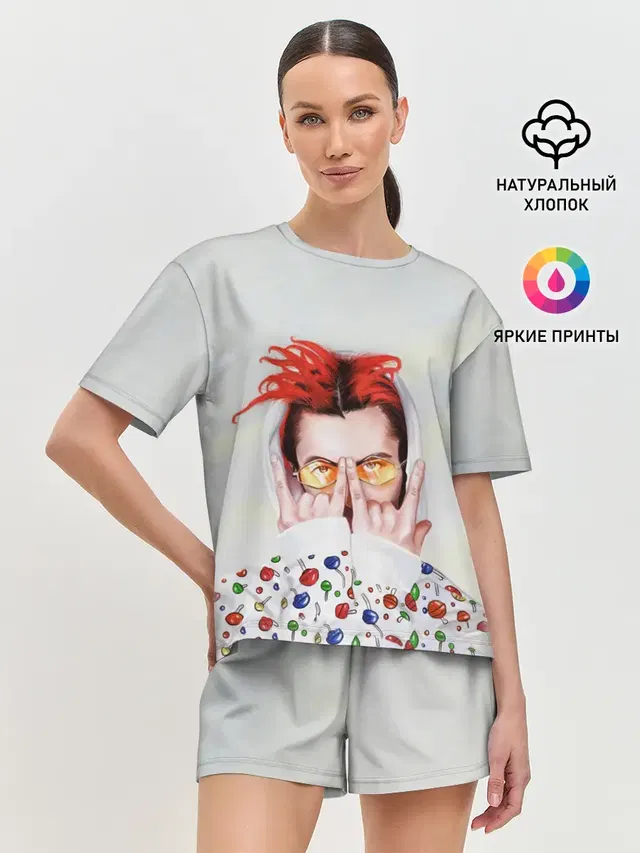 Женская пижама с шортами