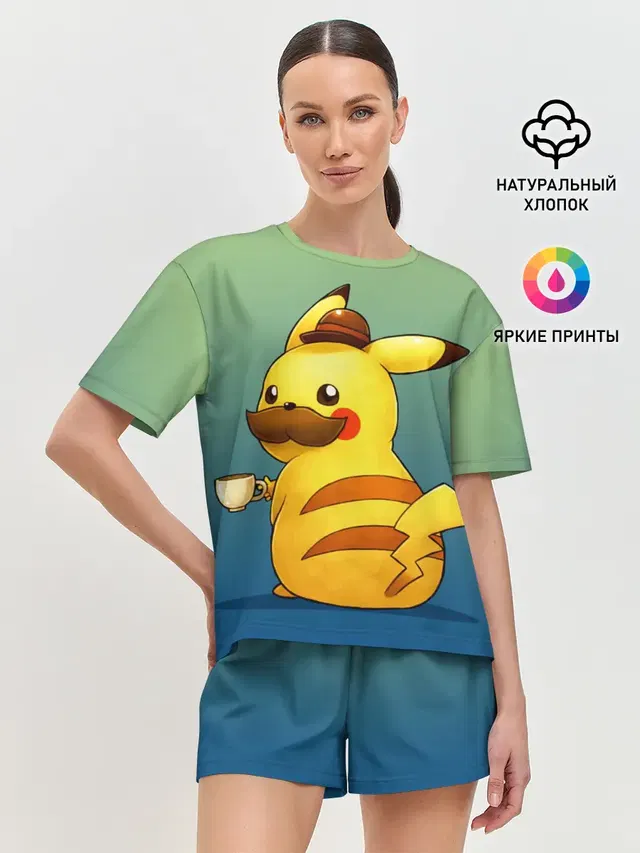 Женская пижама с шортами