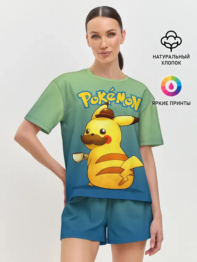 Женская пижама с шортами