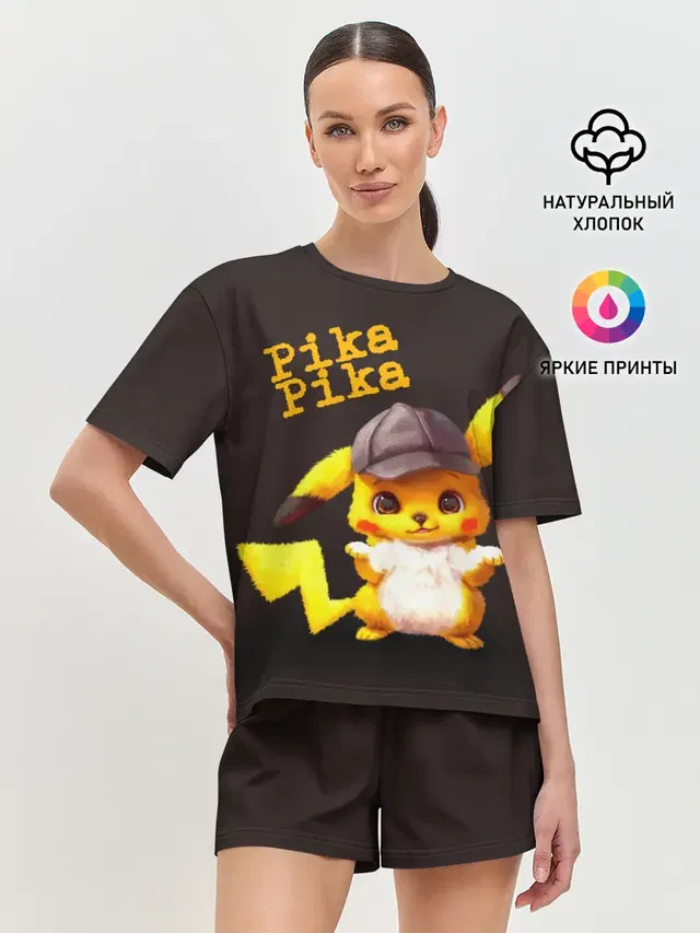 Женская пижама с шортами