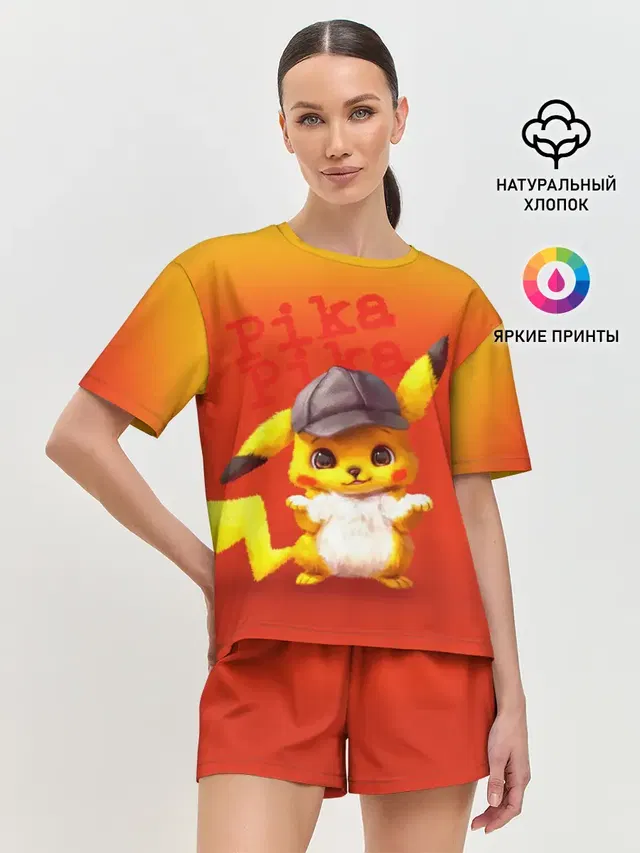 Женская пижама с шортами