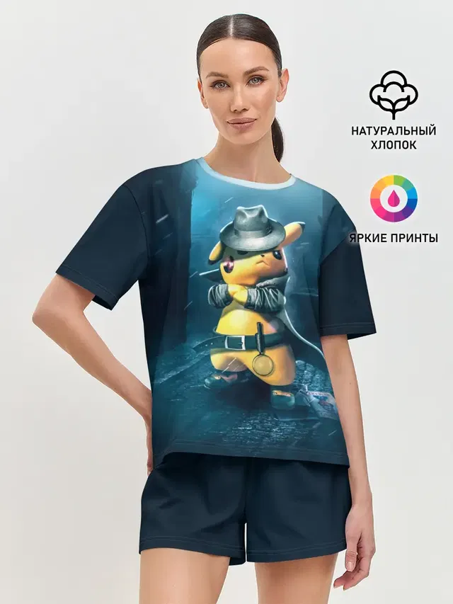 Женская пижама с шортами