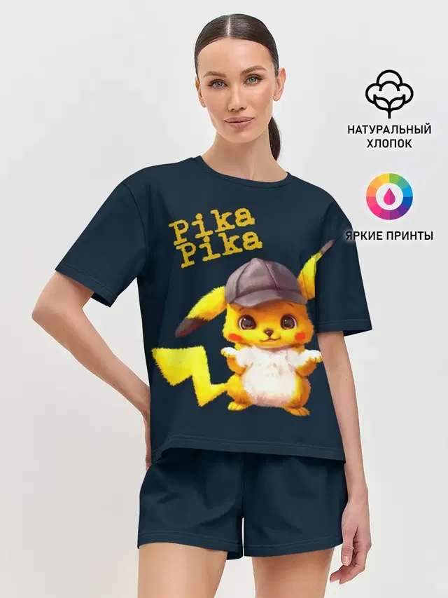 Женская пижама с шортами