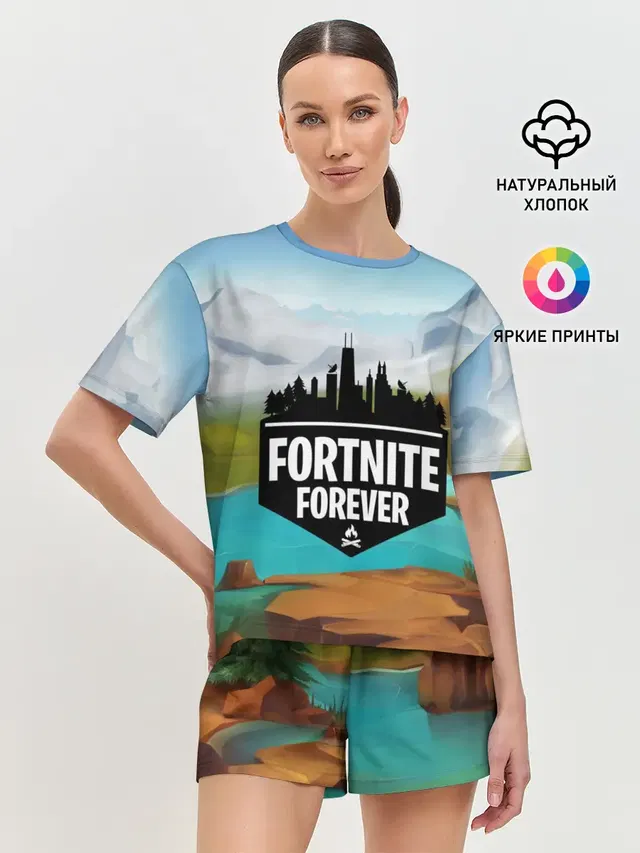 Женская пижама с шортами