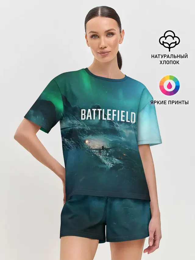 Женская пижама с шортами