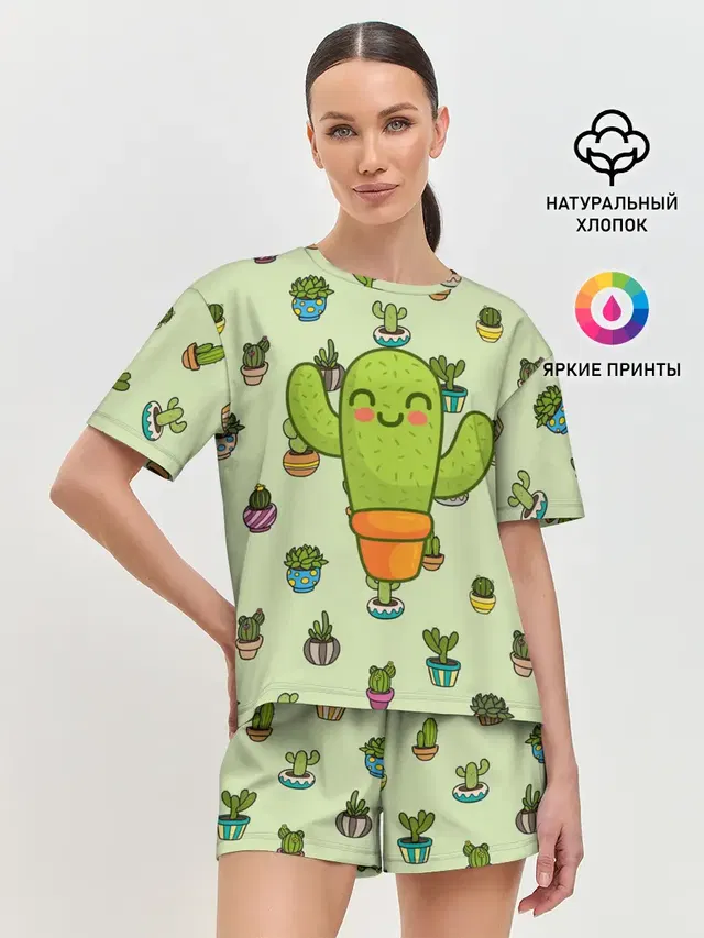 Женская пижама с шортами