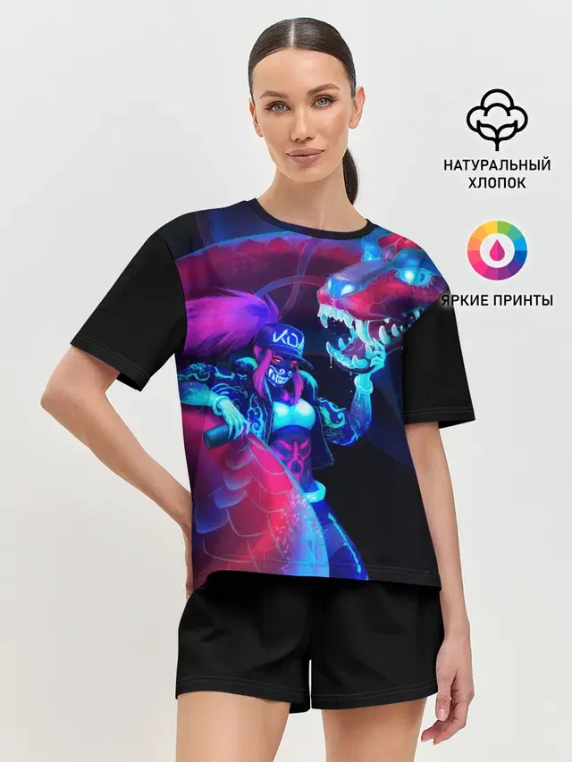Женская пижама с шортами