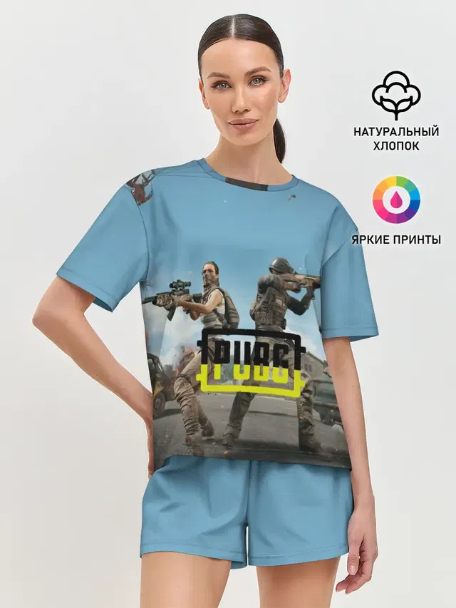 Женская пижама с шортами