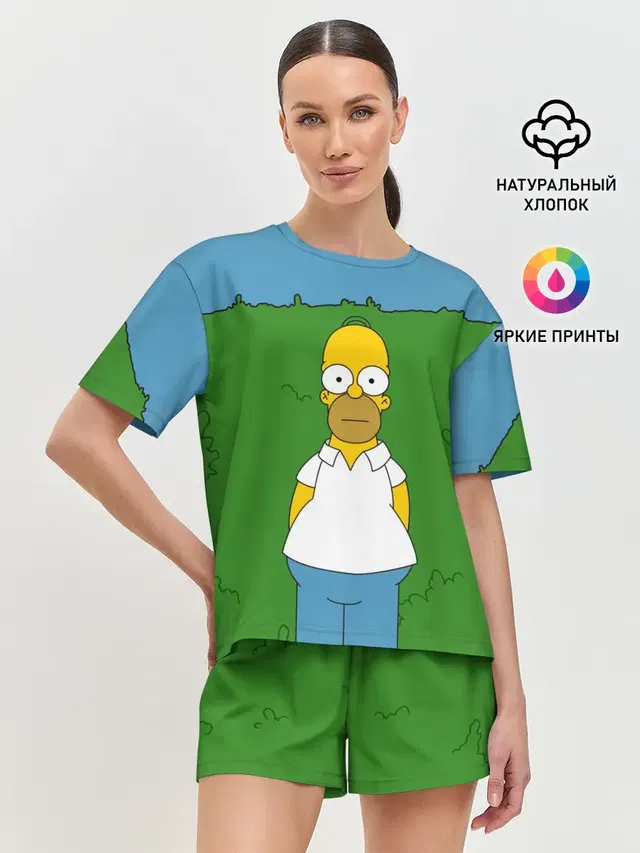 Женская пижама с шортами