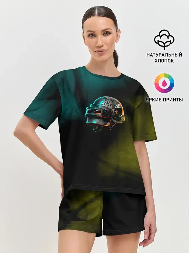 Женская пижама с шортами