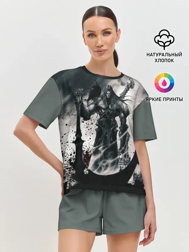 Женская пижама с шортами