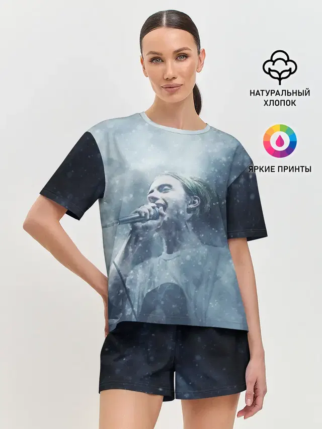 Женская пижама с шортами