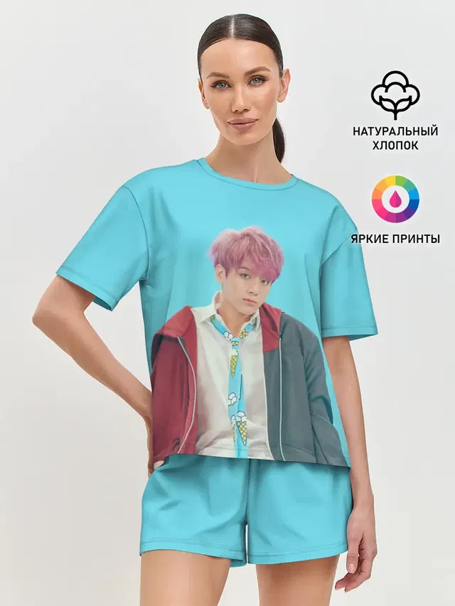 Женская пижама с шортами
