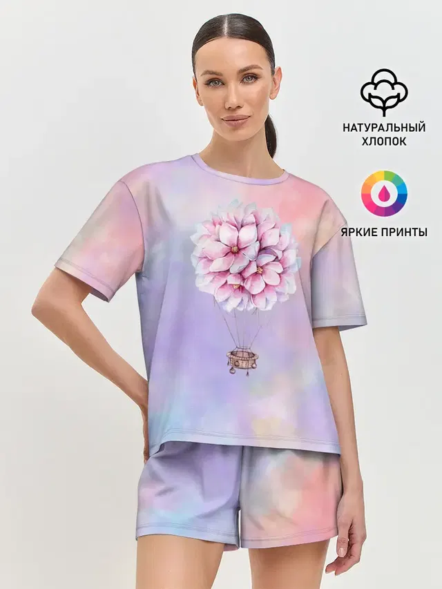 Женская пижама с шортами