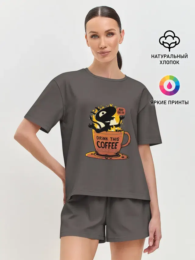 Женская пижама с шортами